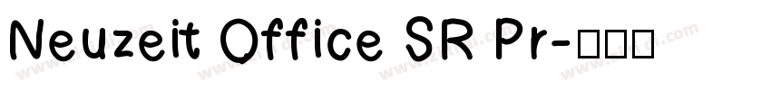 Neuzeit Office SR Pr字体转换